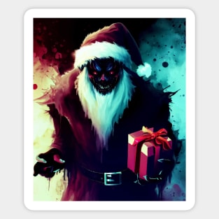 Dark Santa Sticker